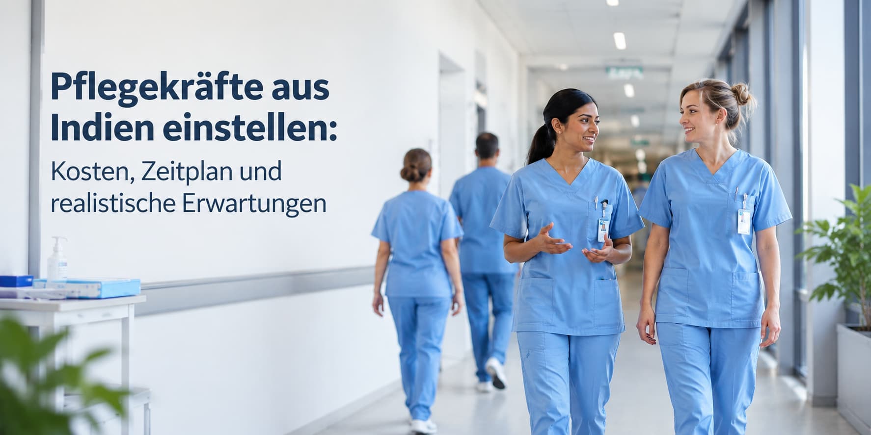 Pflegekräfte aus Indien einstellen: Kosten, Zeitplan und realistische Erwartungen