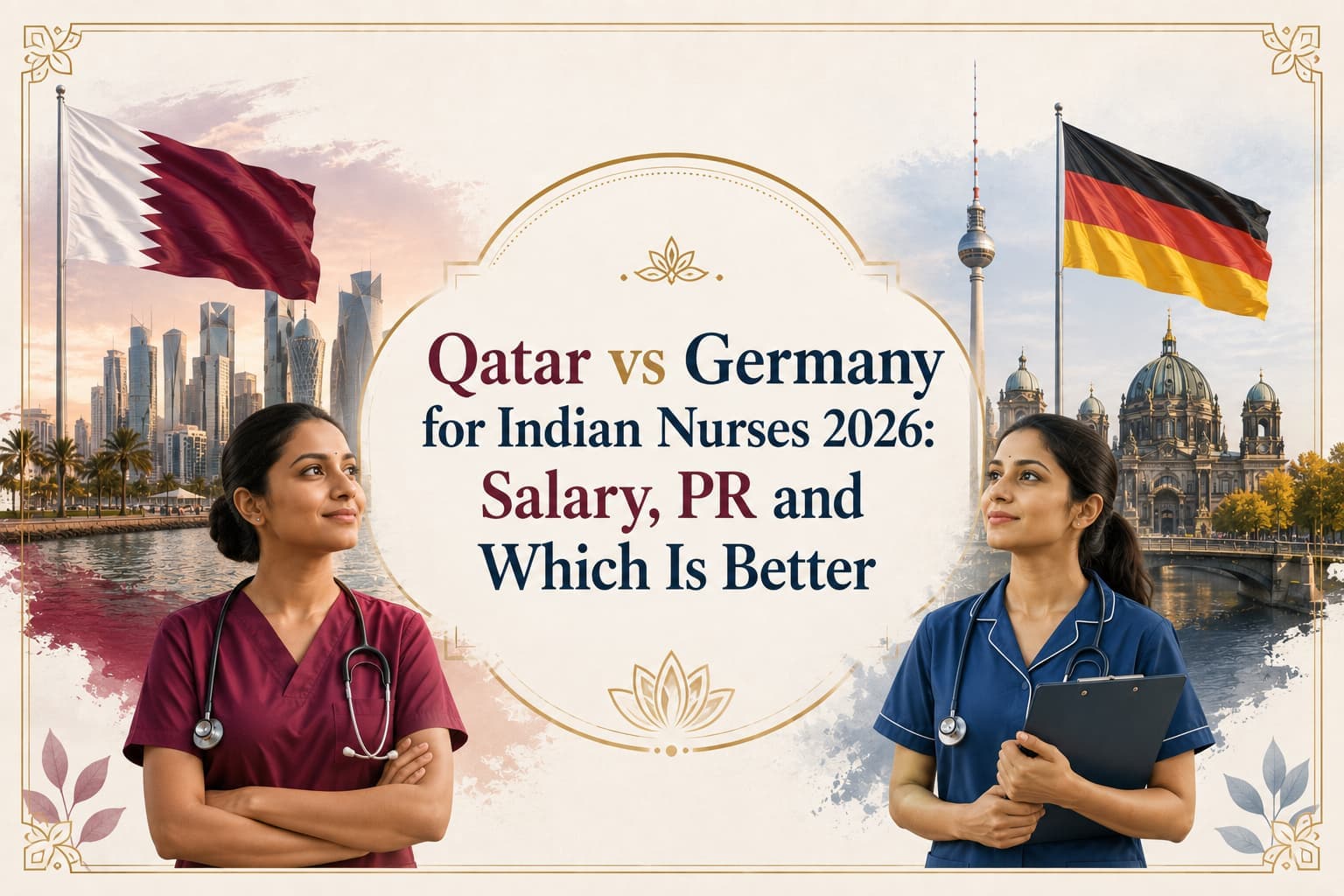 Qatar vs Germany for Indian Nurses 2026: Salary, PR and Which Is Better