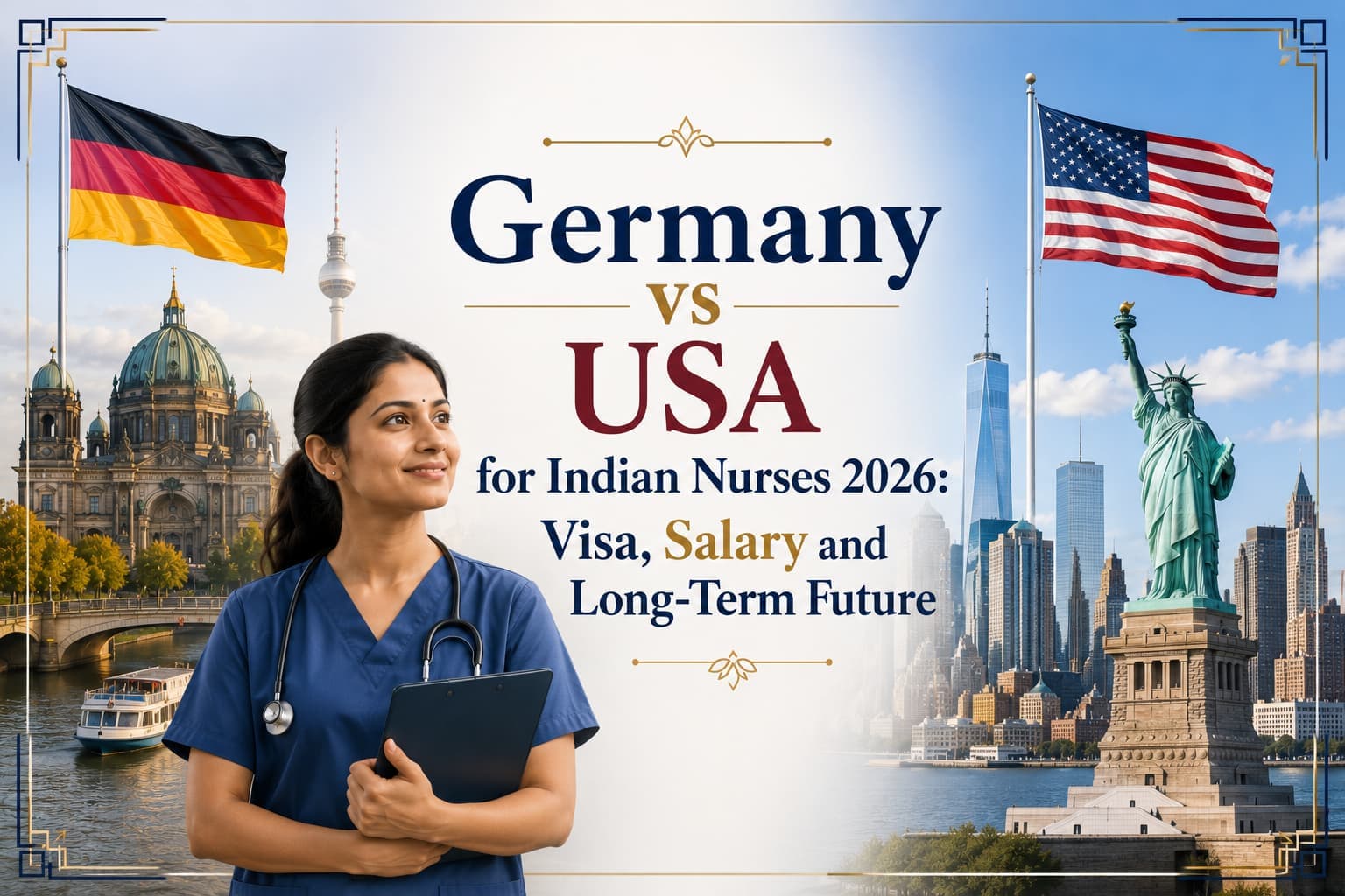 Germany vs USA for Indian Nurses 2026: Visa, Salary and Long-Term Future