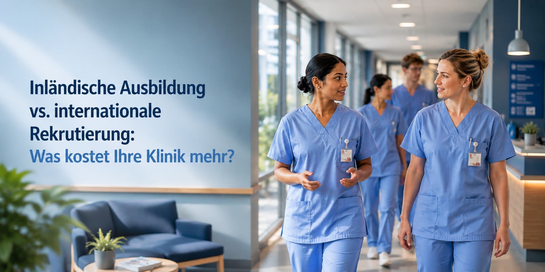Inländische Ausbildung vs. internationale Rekrutierung: Was kostet Ihre Klinik mehr?