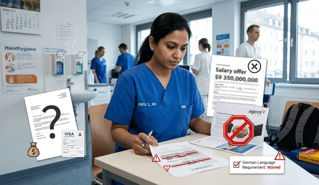 Avoid Getting Scammed: 5 Red Flags to Watch Out for in German Nursing Jobs (2026)